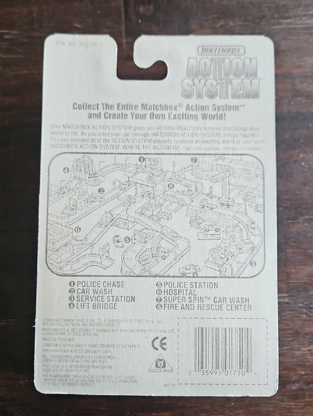 "Chevy Blazer" 1995 Matchbox Vehicle - Picture 6 of 6